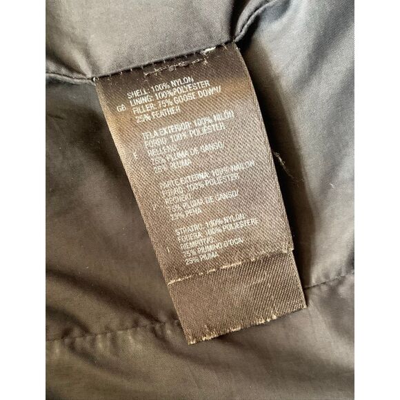 THE NORTH FACE Aconcagua black PUFFER 550 DOWN COAT JACKET sz L - Picture 5 of 9